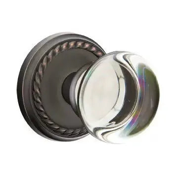 Emtek Providence Door Knob with Rope Rose by Emtek