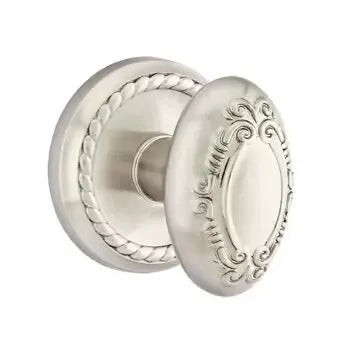 Emtek Victoria Knob with Rope Rose by Emtek