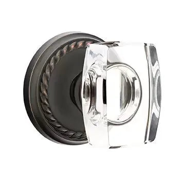Emtek Windsor Door Knob with Rope Rose by Emtek