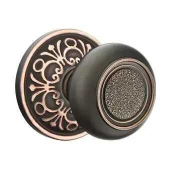 Emtek Belmont Knob with Lancaster Rose by Emtek