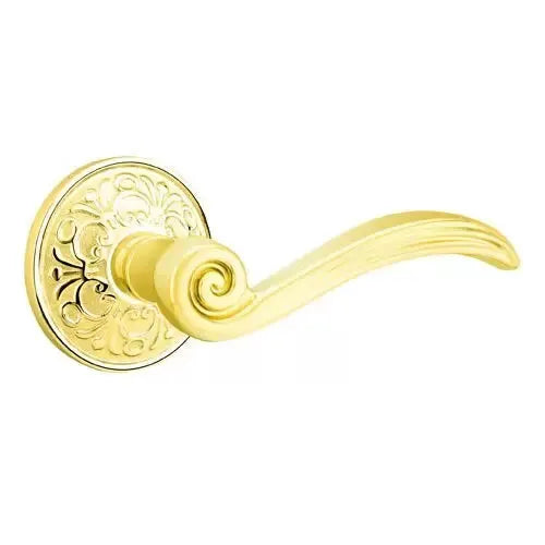 Emtek Elan Lever with Lancaster Rose by Emtek