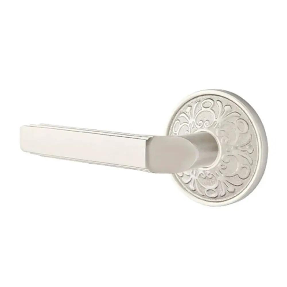 Emtek Milano Door Lever with Lancaster Rose by Emtek
