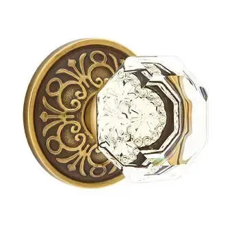 Emtek Old Town Door Knob with Lancaster Rose by Emtek