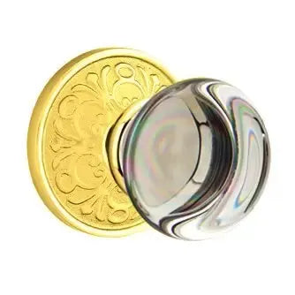 Emtek Providence Door Knob with Lancaster Rose by Emtek