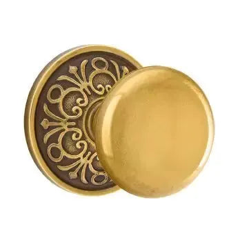 Emtek Providence Door Knob with Lancaster Rose by Emtek