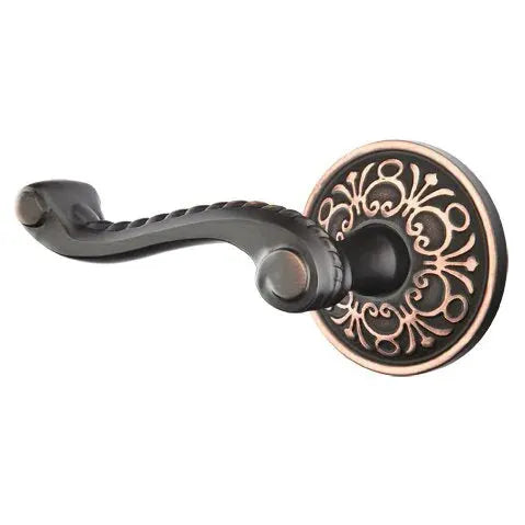 Emtek Rope Lever with Lancaster Rose by Emtek