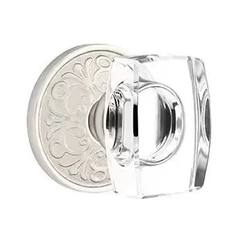 Emtek Windsor Door Knob with Lancaster Rose