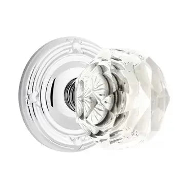 polished chrome door knob