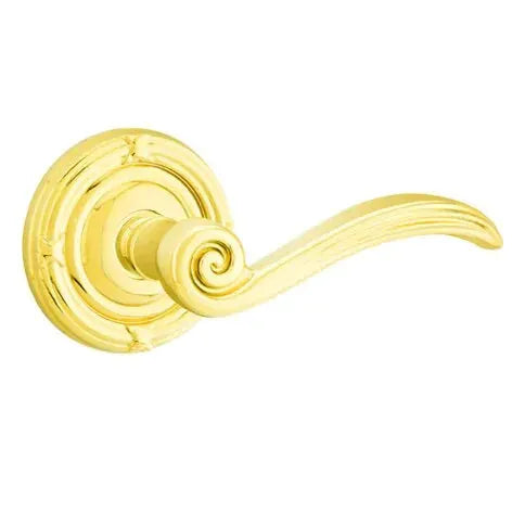 Emtek Elan Lever with Ribbon and Reed Rose by Emtek