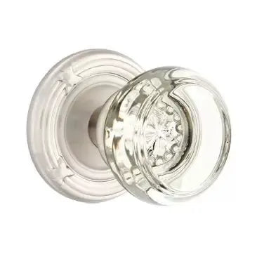 Emtek Georgetown Door Knob with Ribbon and Reed Rose by Emtek