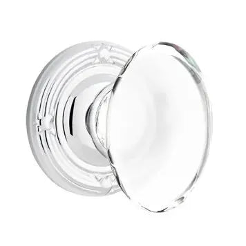 polished chrome door knob