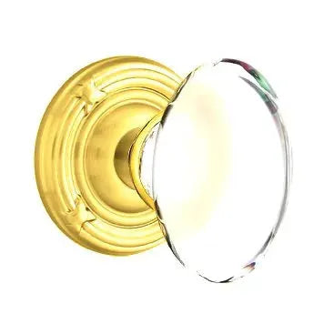 Emtek Hampton Door Knob with Ribbon and Reed Rose by Emtek