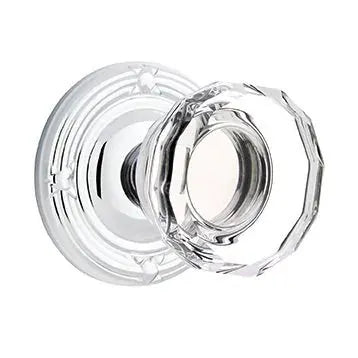 polished chrome door knob