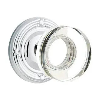 polished chrome door knob
