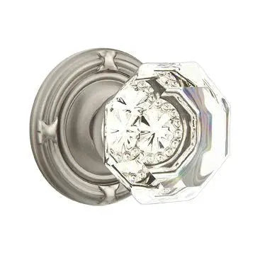 Emtek Old Town Door Knob with Ribbon and Reed Rose by Emtek