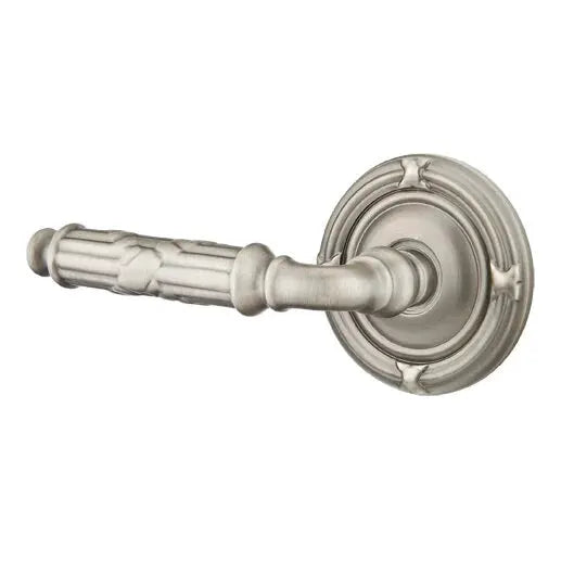 Emtek Ribbon and Reed Lever with Ribbon and Reed Rose by Emtek