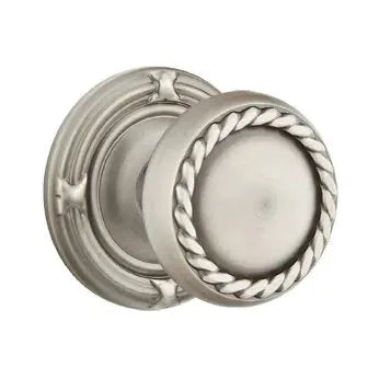 Emtek Rope Knob with Ribbon and Reed Rose by Emtek