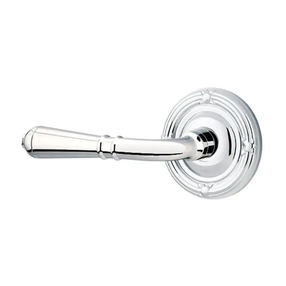 Emtek Turino Door Lever with Ribbon and Reed Rose by Emtek