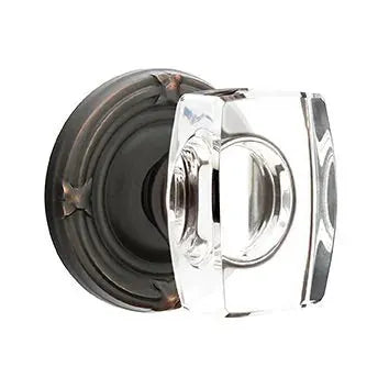 Emtek Windsor Door Knob with Ribbon and Reed Rose by Emtek