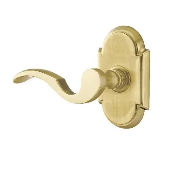 Emtek Cortina Door Lever with #8 Rose by Emtek