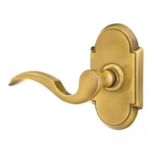 Emtek Cortina Door Lever with #8 Rose by Emtek