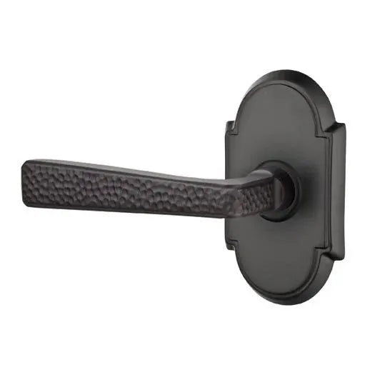 flat black door levers