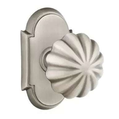 Emtek Melon Door Knob with #8 Rose by Emtek