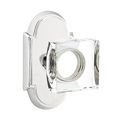 polished chrome door knob