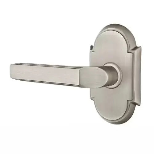 Emtek Milano Door Lever with #8 Rose by Emtek