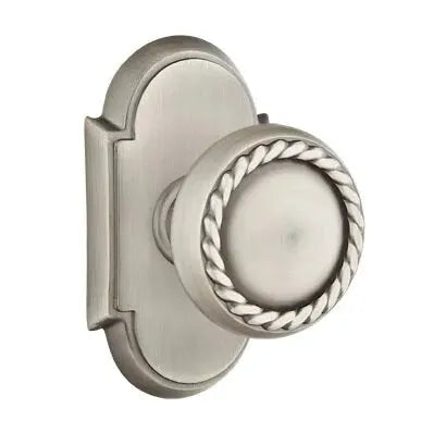 Emtek Rope Knob with #8 Rose by Emtek