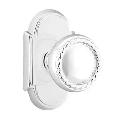 polished chrome door knob