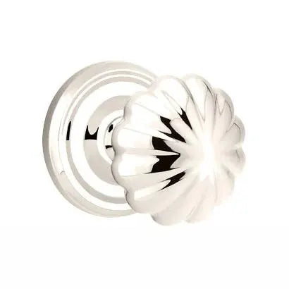 Emtek Melon Door Knob with Regular Rose by Emtek