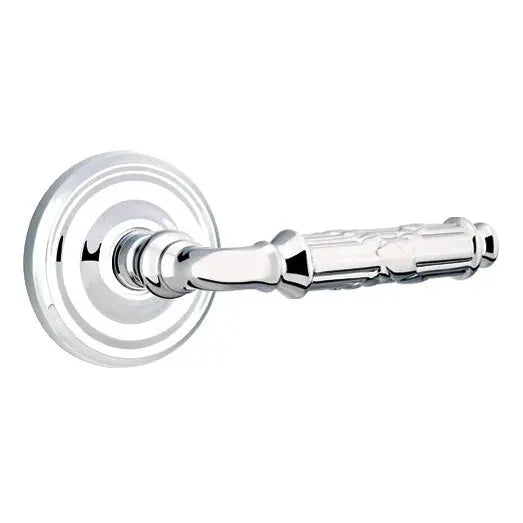 Emtek Ribbon and Reed Lever with Regular Rose by Emtek