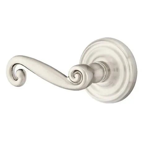 Emtek Rustic Door Lever with Regular Rose by Emtek