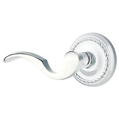 Emtek Cortina Door Lever with Rope Rose by Emtek