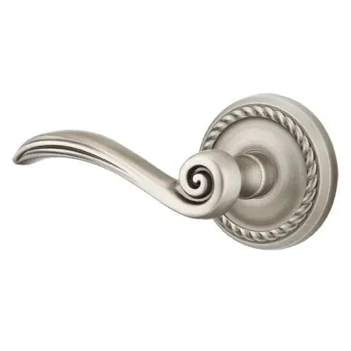Emtek Elan Lever with Rope Rose by Emtek