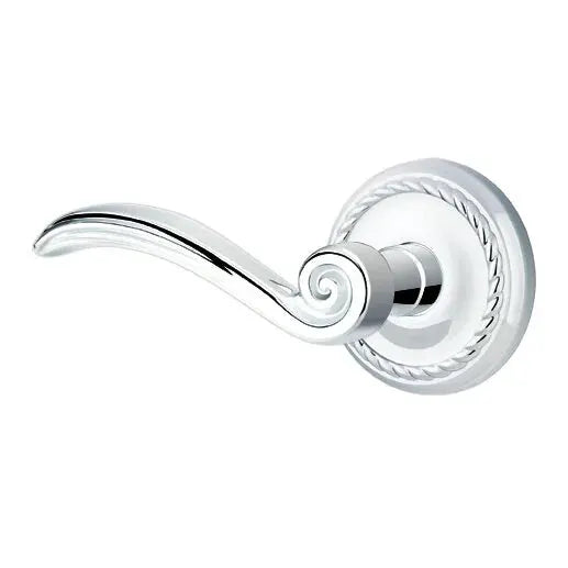 Emtek Elan Lever with Rope Rose by Emtek