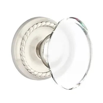 Emtek Hampton Door Knob with Rope Rose by Emtek