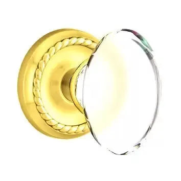 Emtek Hampton Door Knob with Rope Rose by Emtek