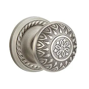 Emtek Lancaster Knob with Rope Rose by Emtek