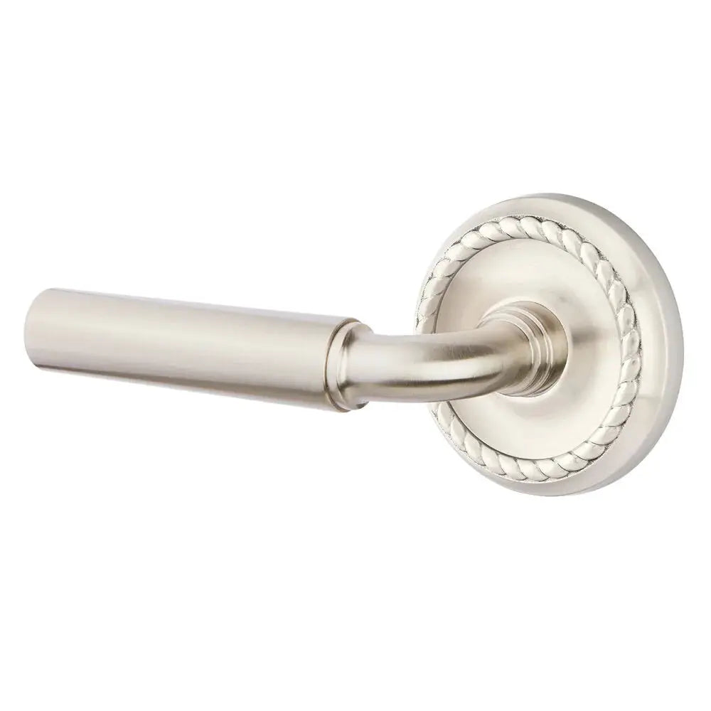 Emtek Manning Door Lever with Rope Rose by Emtek