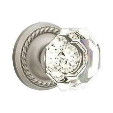 Emtek Old Town Door Knob with Rope Rose by Emtek