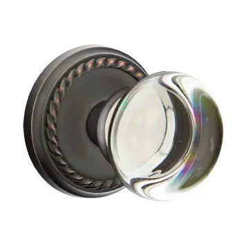 Emtek Providence Door Knob with Rope Rose by Emtek