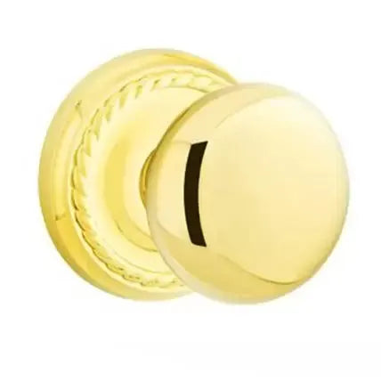 Emtek Providence Door Knob with Rope Rose by Emtek