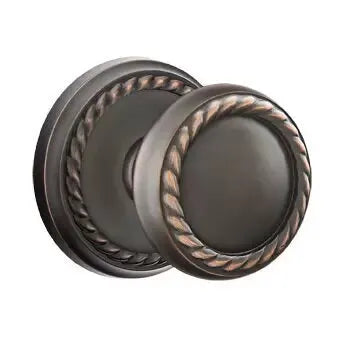 Emtek Rope Knob with Rope Rose by Emtek