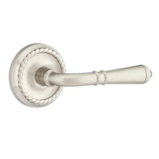 Emtek Turino Door Lever with Rope Rose by Emtek