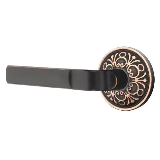 Emtek Aston Lever with Lancaster Rose by Emtek