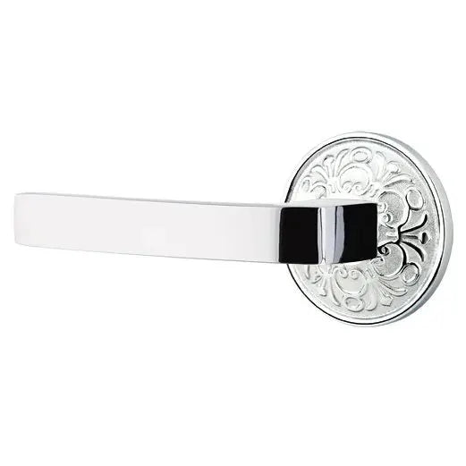 Emtek Breslin Lever with Lancaster Rose by Emtek