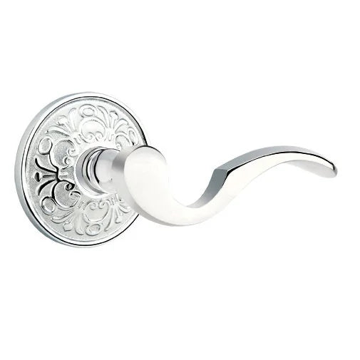 Emtek Cortina Door Lever with Lancaster Rose by Emtek