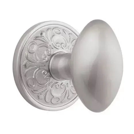 Emtek Egg Door Knob with Lancaster Rose by Emtek